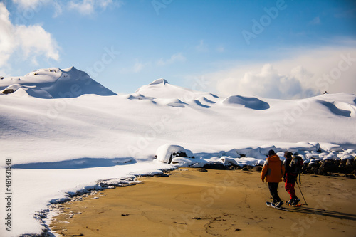 Winter in Lofoten Islands  Northern Norway