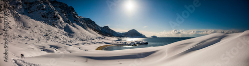 Fotografie, Obraz Winter in Lofoten Islands, Northern Norway