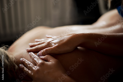 close up of massage