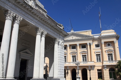 Santiago De Cuba city architecture