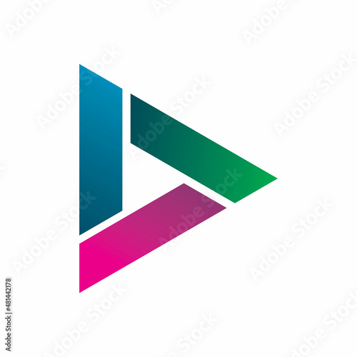 triangle ful color logo design Free Download triangle ful color logo design - GFXLoad