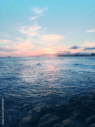 sunset in the sea © Megan