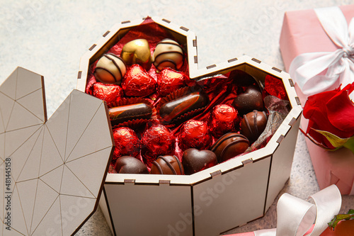 Heart shaped box of assorte...