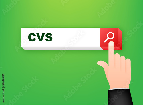 Cvs, great design for any purposes. Vector diagram.