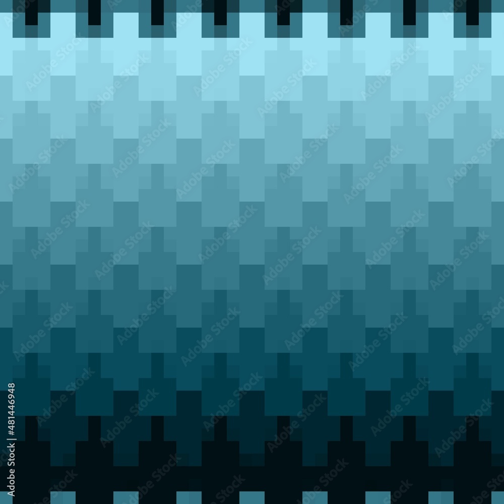 Fototapeta premium Abstract blue gradient mosaic background. Vector illustration.