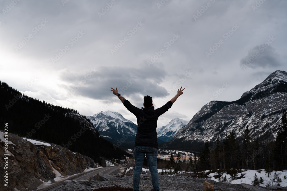 Mountaintop in Alberta Canada Mountaintop in Alberta Canada