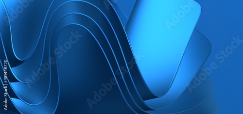 blue wave abstract backgrou...
