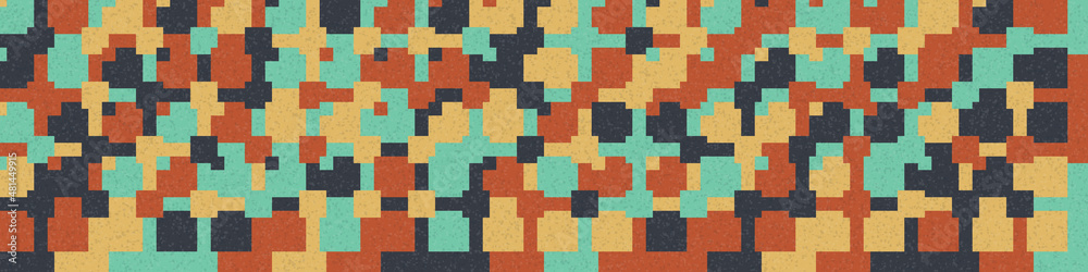 Abstract Geometric Pattern generative computational art illustration