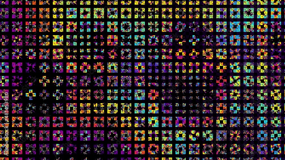Digital fractal pattern. Abstract background. Digital fractal pattern. Abstract background.