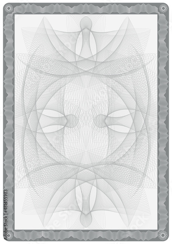 PrCertificate, diploma background.
 Illustration of grey decorative background. Useful for diploma and certificate. Vector available..