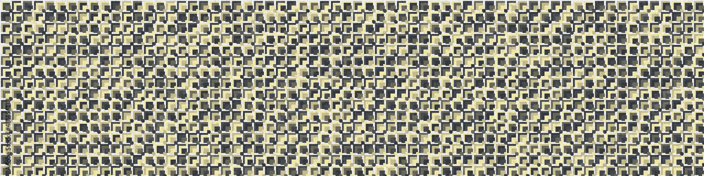 Fototapeta premium Abstract Geometric Pattern generative computational art illustration