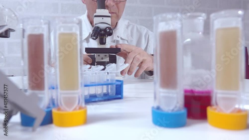 Specialists Working on Medicine, Biotechnology Research.