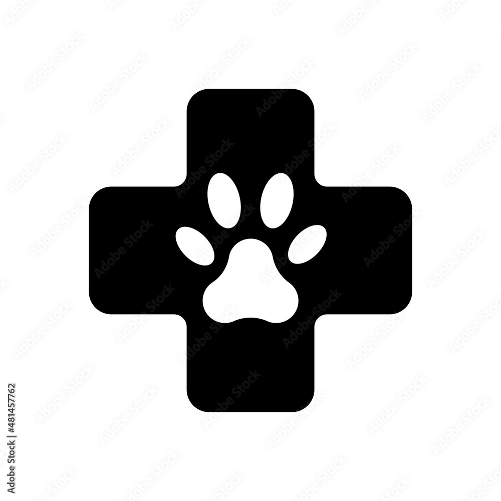 Veterinary vector glyph icon. Pet animal sign Veterinary vector glyph icon. Pet animal sign