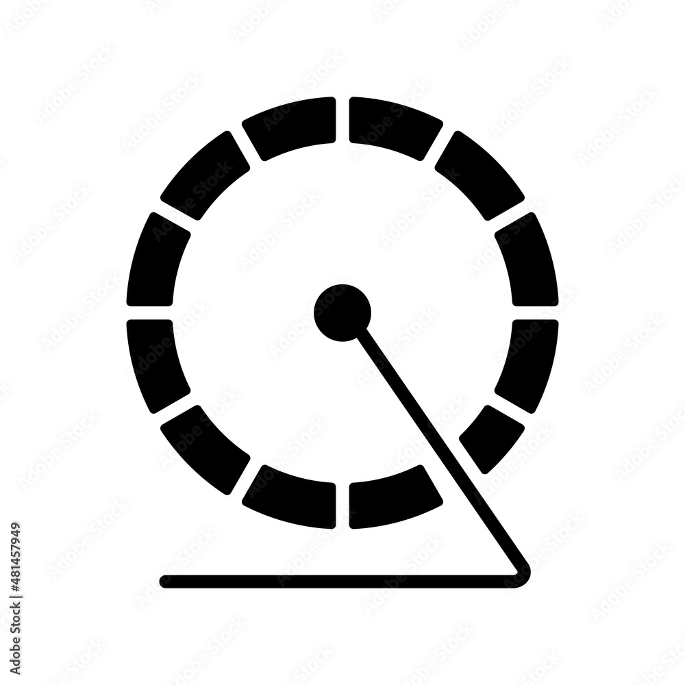 Hamster wheel vector glyph icon. Pet animal sign Hamster wheel vector glyph icon. Pet animal sign