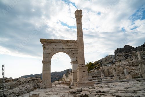 Sagalassos is the most important ancient city of the Roman Imperial Period. Monumental fountain, Agora Building - Gymnasium is the oldest known monumental structures of Sagalassos. Burdur – TURKEY