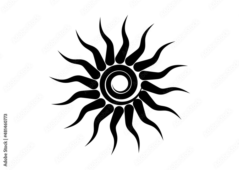 Learn 99+ about sun symbol tattoo super cool .vn