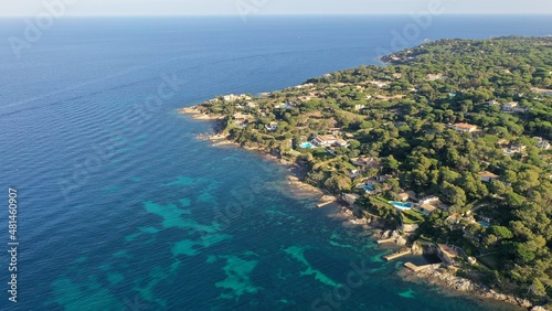 golfe de Saint-Tropez dans le var en Provence sud de la France