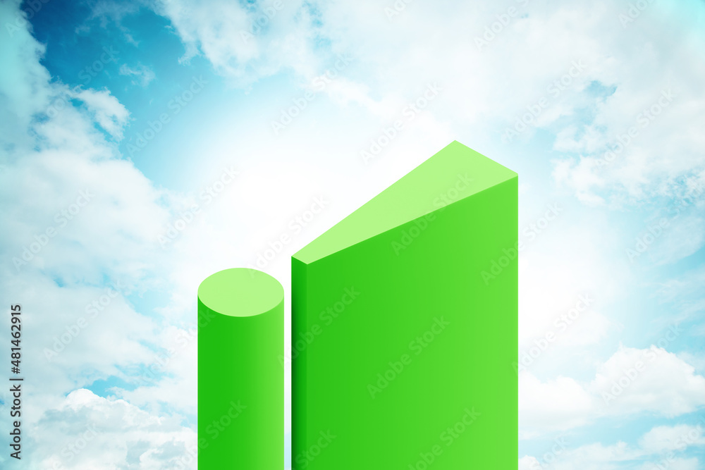 Exclamation mark creative concept - 3d rendering Exclamation mark creative concept - 3d rendering