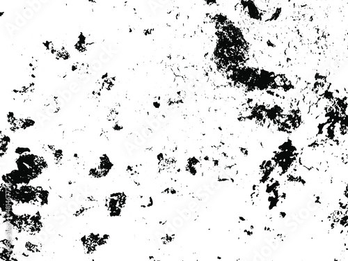Rustic grunge vector texture with grain and stains. Abstract noise background. Weathered surface. Dirty and damaged. Detailed rough backdrop. Vector graphic illustration with transparent white. EPS10.
