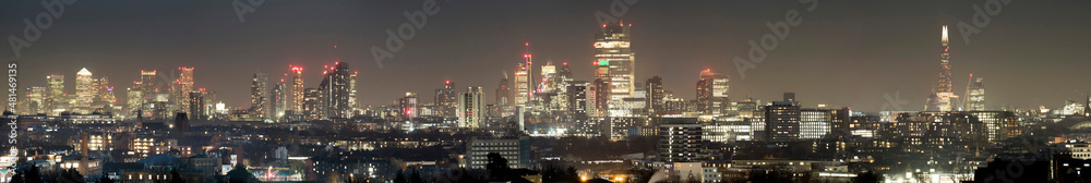 UK, England, London, cityscape from Parliament Hill