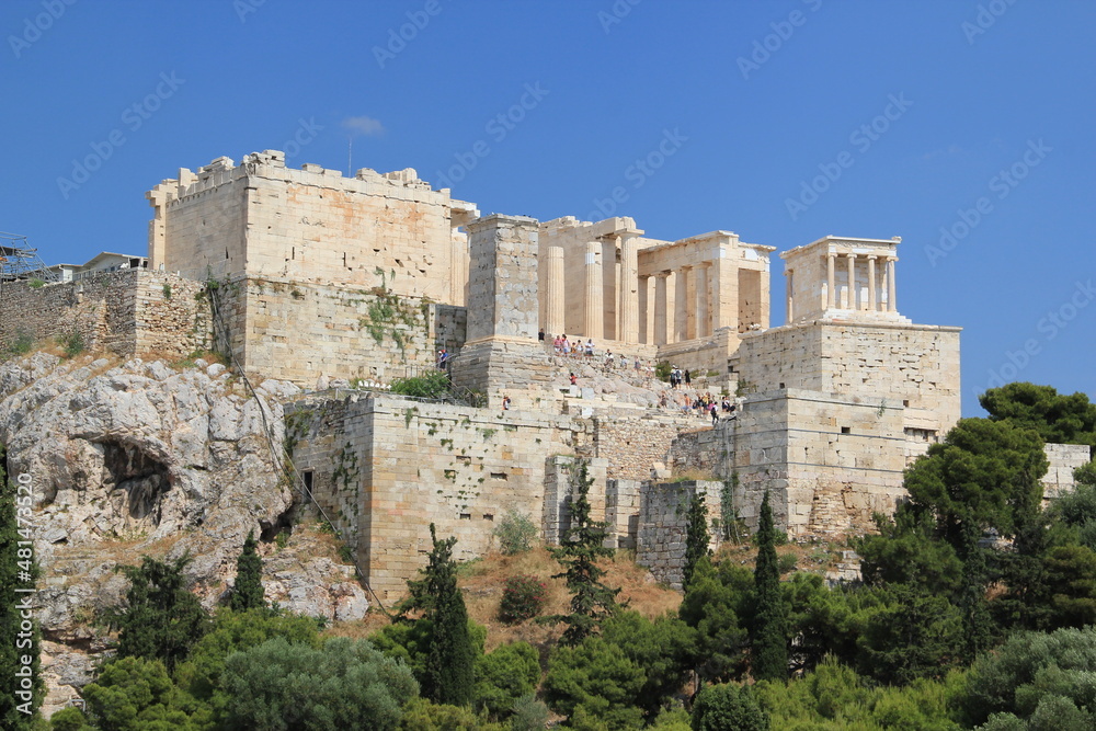 View of the Akropolis in Athens