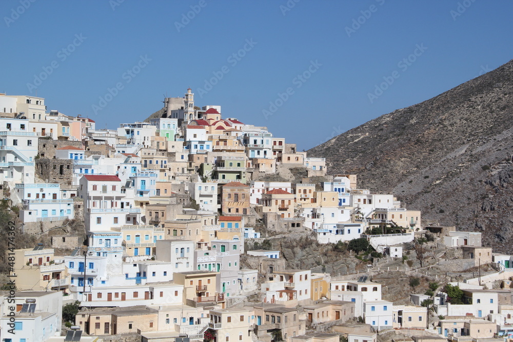 Olympos, a traditional town in Karpathos.