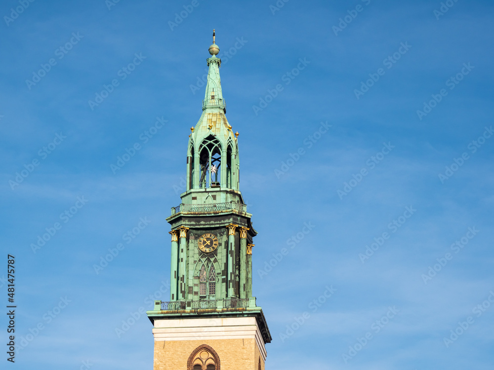 View of St. Mary's Church in Berlin.