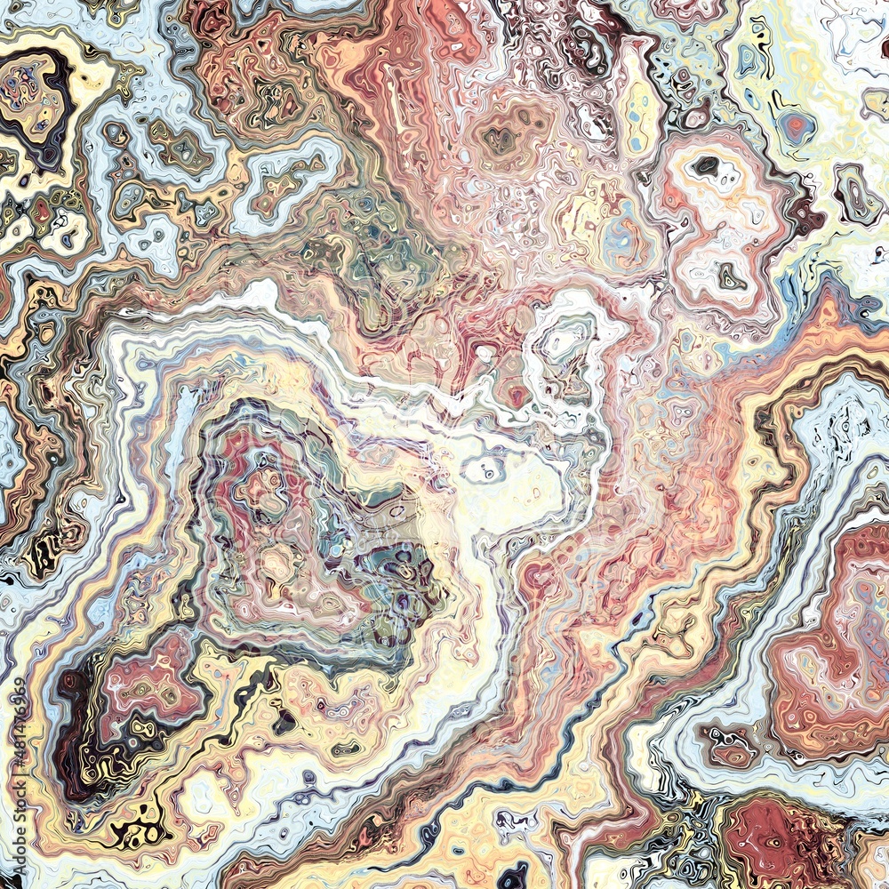 Imitation of marble texture. Square background.