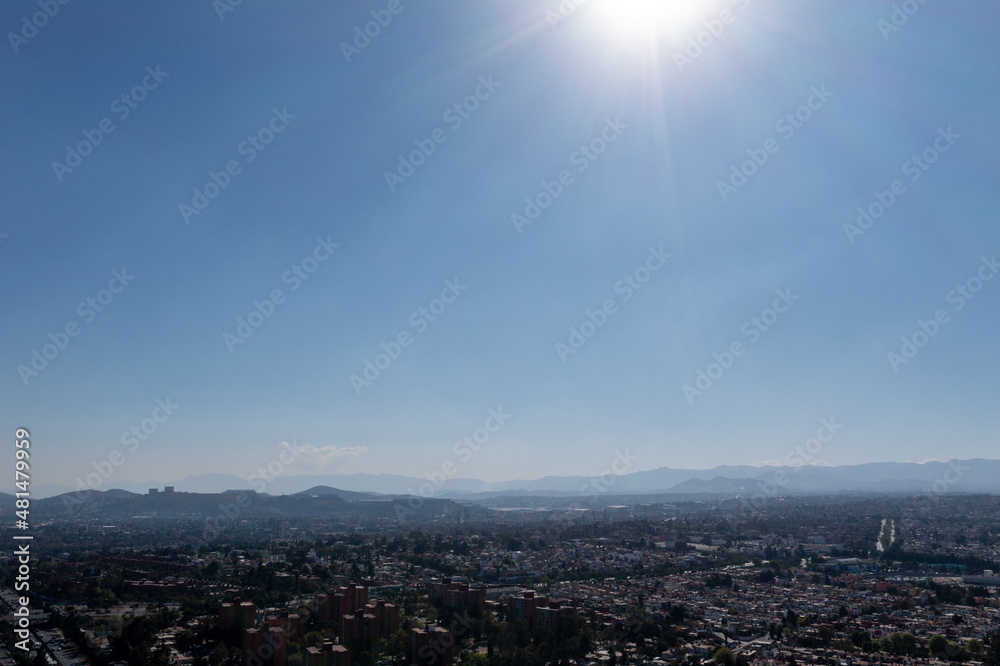 Vista Panorámica de Cuautitlán Izcalli. México