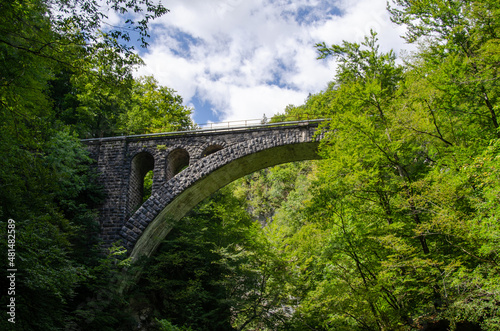 Bohinj Railway Bridge over Vintgar Gorge, Slovenia