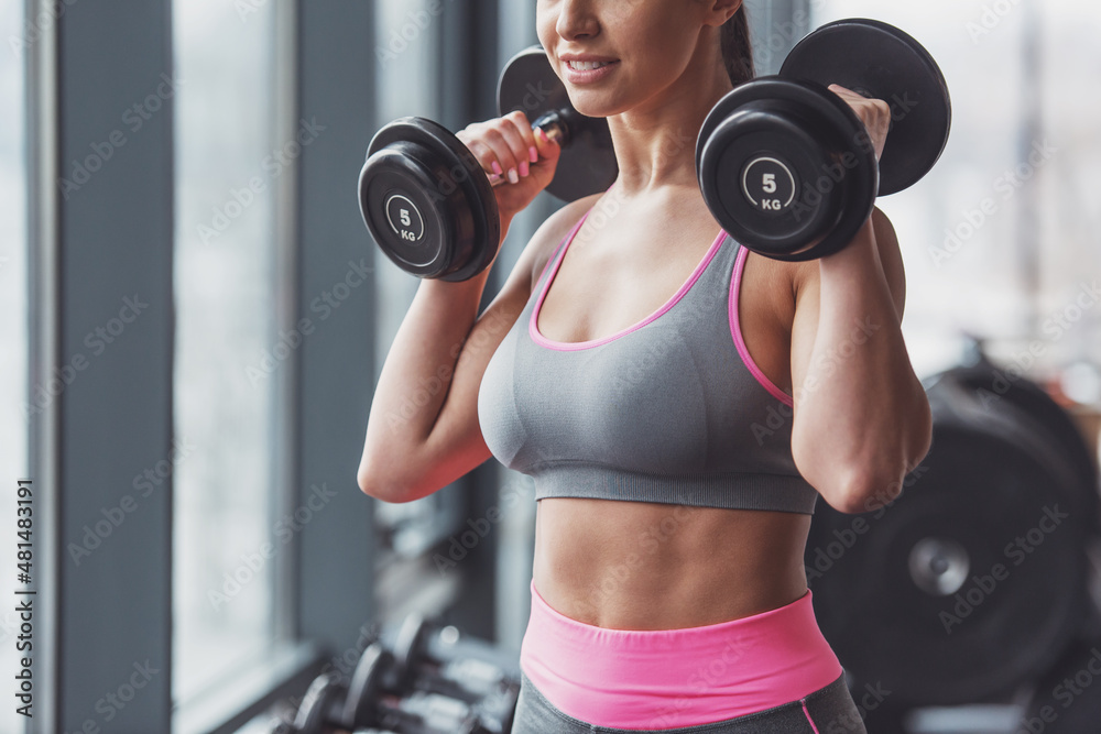 Woman in gym Woman in gym