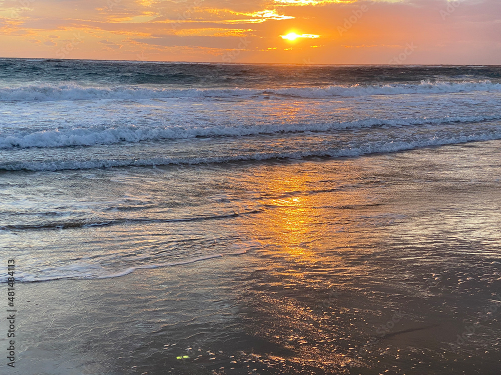 Fototapeta premium sunset on the beach