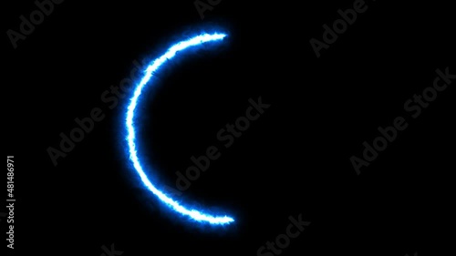 Wallpaper Mural Abstract round motion graphic element. Perfect for background or logo placement. . , 4K loop Torontodigital.ca