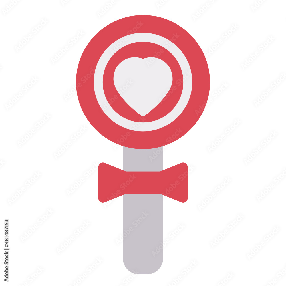 lollipop icon flat style vector lollipop icon flat style vector