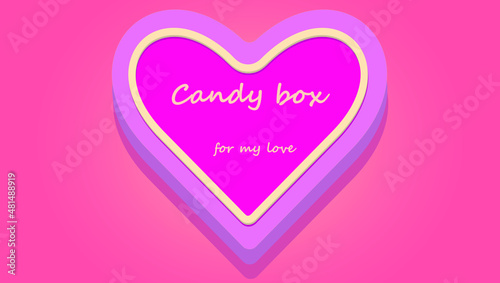 A box of chocolates for Valentine's Day © Vita Evgrafova