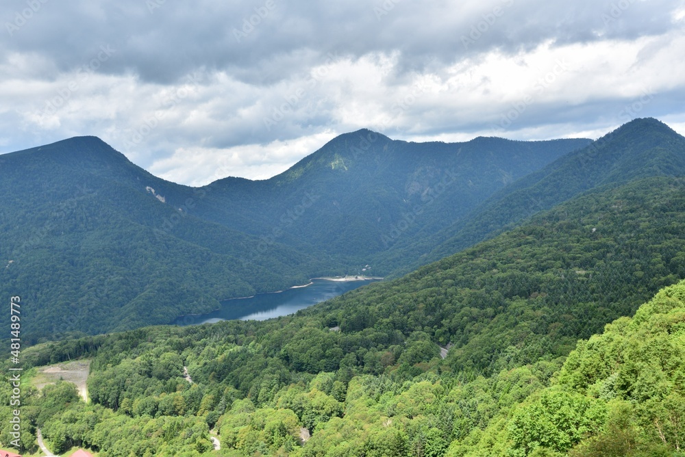 Fototapeta premium Mountain climbing in summer season