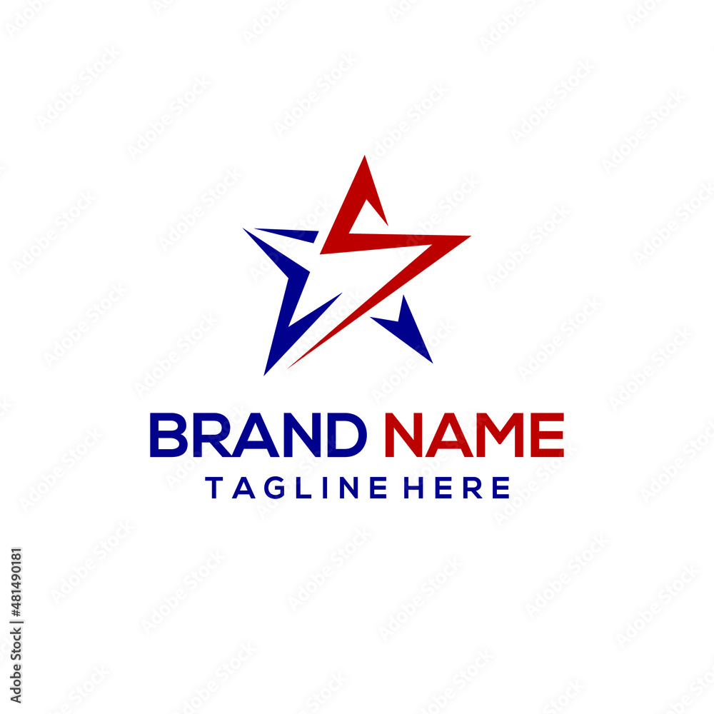 Star abstract Logo design Concept Star abstract Logo design Concept