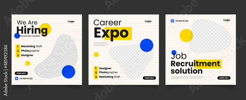 Flat Hiring announcement social media post