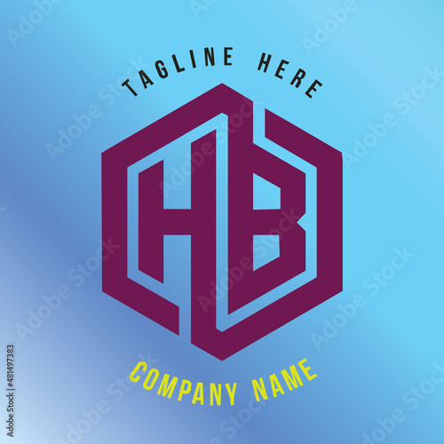 HB  lettering logo is simple, easy to understand and authoritative