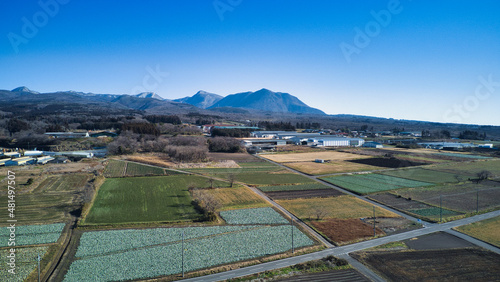 landscape with mountains and sky