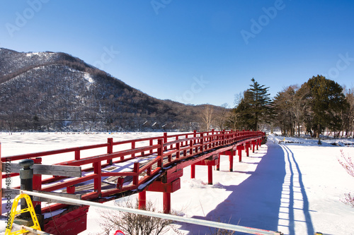 bridge over the lake