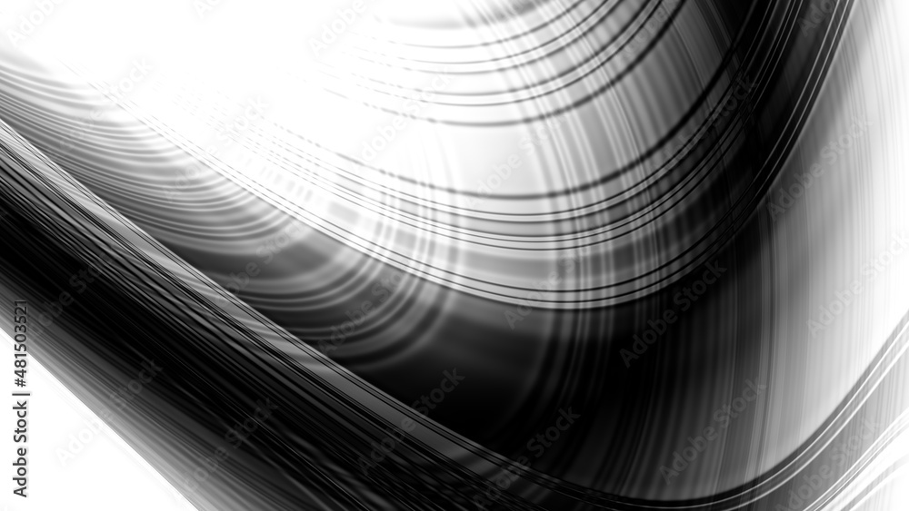 Abstract fractal pattern on white blank background. Abstract fractal pattern on white blank background.