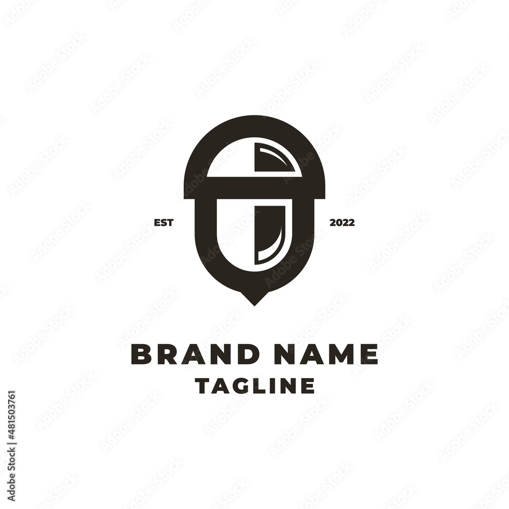 Obraz premium vintage beans logo template