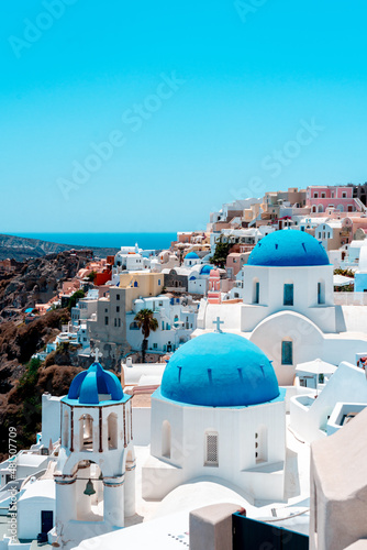 Oia Santorini, Greece Church Dome