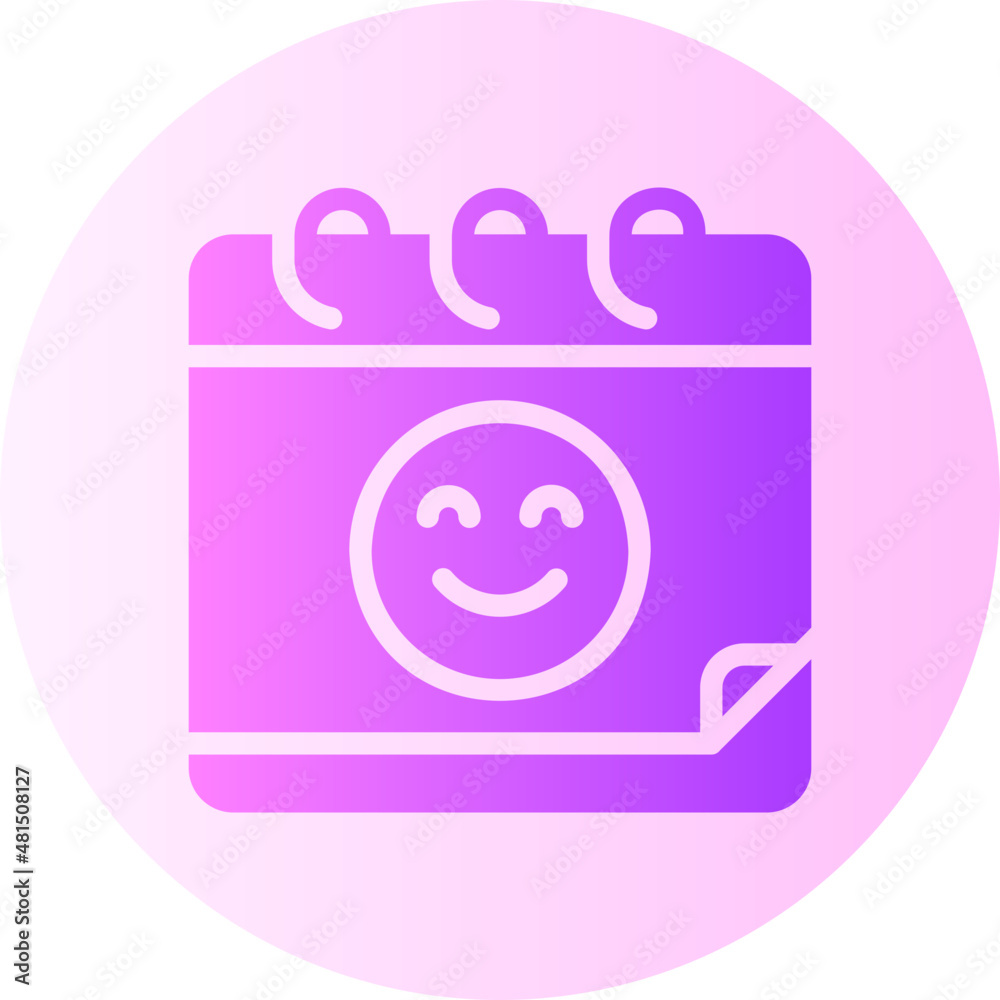 happy face gradient icon happy face gradient icon