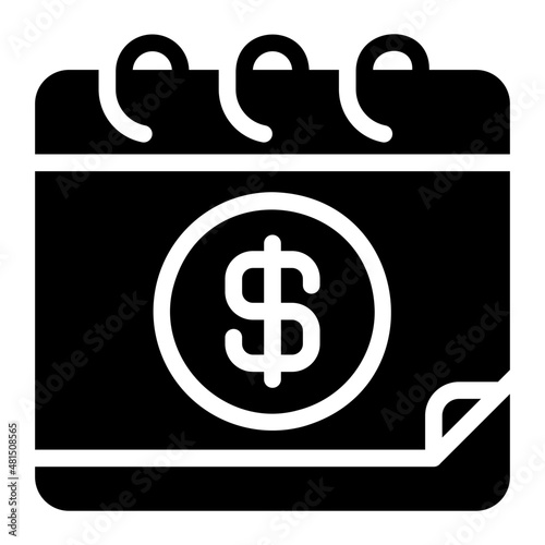 pay day glyph icon