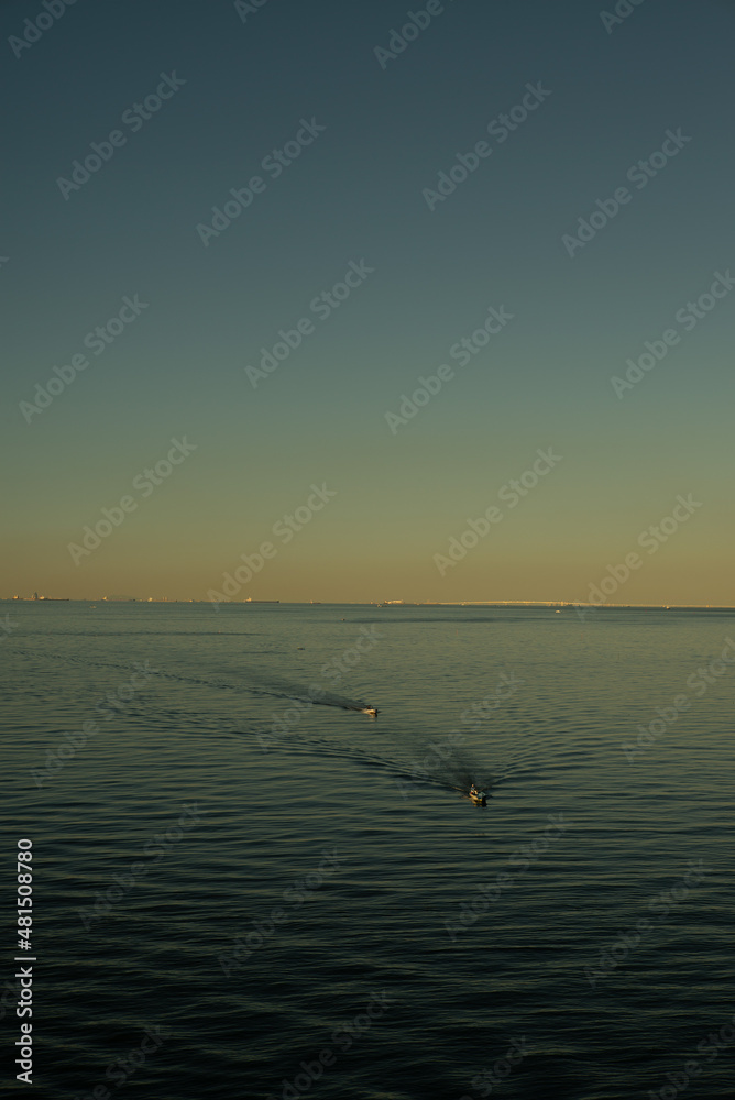 Obraz premium sunset on the sea