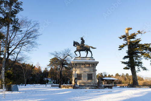 《宮城県・仙台市》青葉城址 １月