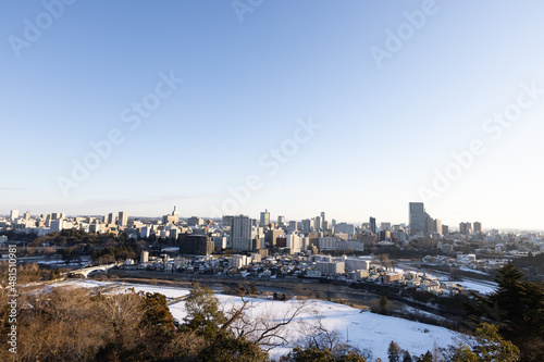 《宮城県・仙台市》青葉城址 １月