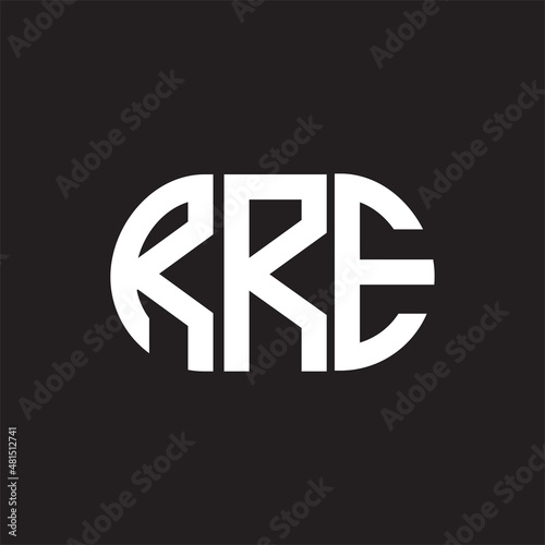 Free Download RRE letter logo design on black background. RRE creative initials letter logo concept. RRE letter design. - GFXLoad